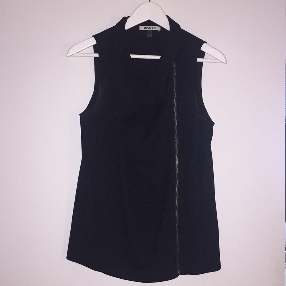 DKNYC zip up vest